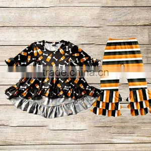 Halloween Boutique Outfits Girls 2017 Fall Clothes Sets Girls Halloween Giggle Moon Remake Outfits thumbnail-2