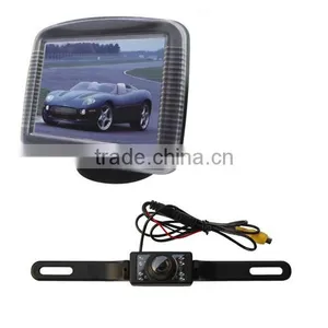 Night Vision License Plate Camera Wireless Parking Sensor System thumbnail-1