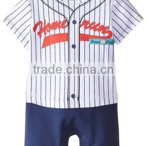 Gentle Style Short Sleeve Baby Boy Romper With Necktie thumbnail-2