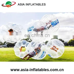 Mightily Recommend PVC TPU Inflatable Human Bumperball Bubble Soccer Suit Loopyball Bubble Soccer for Sale thumbnail-1
