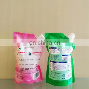 Custom Designdrink Plastic Spout Pouch/laundry Liquid Spout Pouches thumbnail-5