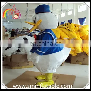 Donald Duck Mascot Costume ,plush Animal Cartoon Costume thumbnail-2