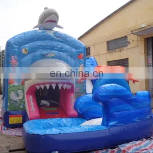 Best Quality Commercial Grade Giant New Design Inflatable Water&dry Slide for Sale thumbnail-1
