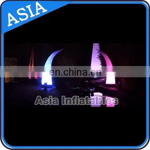 Holiday Decoration Led Tusk For Sale , Inflatable Led Ivory Balloon , Inflatable Curve Cone With Light thumbnail-3