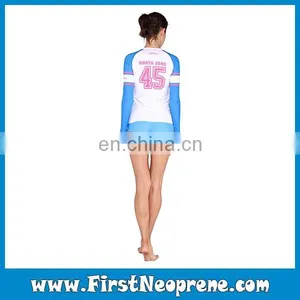Girl's Fashionable Design Rash Guard For Ocean Sport thumbnail-2