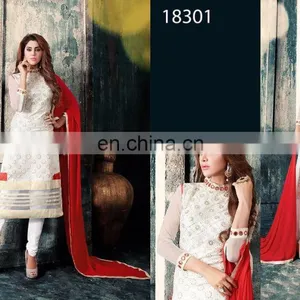 Designer Navy Blue Pakistani Salwar Kameez Wholesale thumbnail-2
