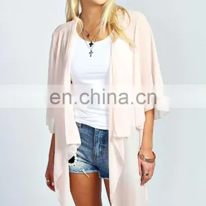 BRIGHT EMBROIDERED KIMONO Latest Beach Kimono Soft Cotton Fabric Embroidered Kimono With Fringed Hem thumbnail-5