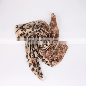 Store Fashion Joker Multi Leopard Print Pashmina Chiffon Silk Shawls Scarf thumbnail-2