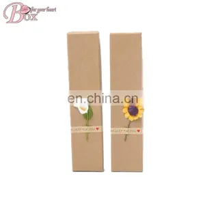 Handicraft Kraft Paper Watch Box With Lid thumbnail-2