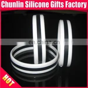 Hot Selling Blank Layers Silicone Slap Bracelets thumbnail-6