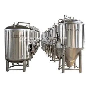Glycol Water Jacket Conical Beer Fermenter Fermentation Tank thumbnail-5