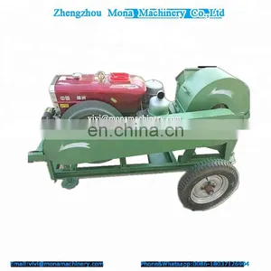 Wood Shavings for Poultry Bedding/ Log Sawdust Crusher/ Wood Baling Machine thumbnail-1
