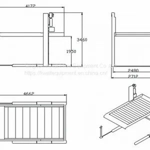 Simple 2-psot Parking Lift CLF-T2500 thumbnail-3