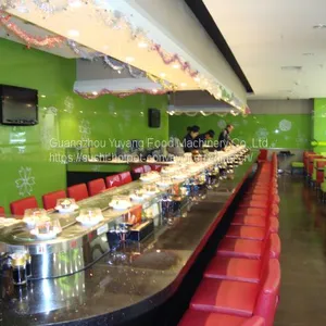 Sushi Conveyor Belt Fast / Safe Food Delivery System thumbnail-1
