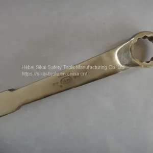 Non Sparking Hand Tools Aluminum Bronze Alloy Offset Slogging Ring Wrench thumbnail-2
