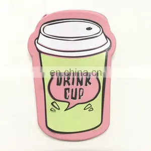 Custom Creative Silicone Wallet Cups Shape Zipper Kids Mini Change Money Bag Cheap Coin Purse thumbnail-5
