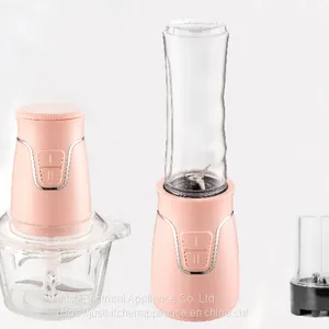 300W/500W Double Speed 3-in-1 Food Processor Electrical 600ml Blender Juicer and 2L Meat Grinder 100ml Grain Grinder thumbnail-1