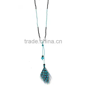 2016 Hot Wholesale Beaded Tassel Necklace, Small Beads Necklace thumbnail-3