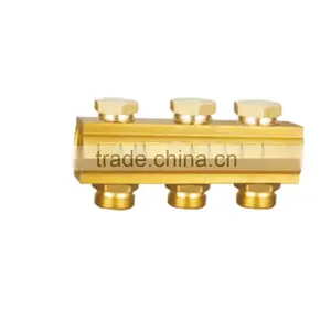 Floor Heating Systems Brass Exhaust Pipe Type Manifold thumbnail-5