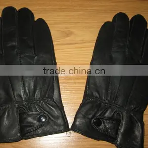 Fashion Winter Beautiful Style Factory Direct Wholesale Lambskin Leather Gloves thumbnail-4