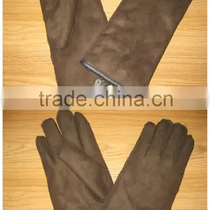 Sheepskin Gloves Leather Gloves China Supplier Fancy Fur Gloves thumbnail-3