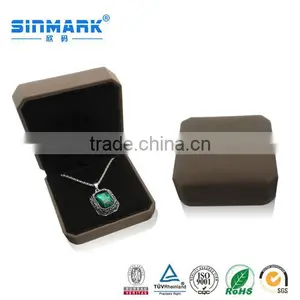 SINMARK Customized 2016 Luxury Leather Foam Inserts Jewelry Box Gift Box for Necklace/ring/pendant/bracelet Box thumbnail-3