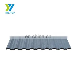 Aluminum Zinc Plating Villa Roof Building Colored Stone Coated Metal Roof Tile thumbnail-5
