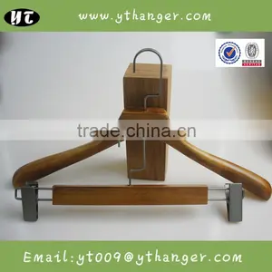 HA6985 Durable Top and Bottom Hanger Wooden Clothes Hanger thumbnail-2