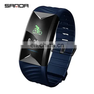 SANDA S5 Men Smart Sports Watches Heart Rate Monitor Fitness Call Reminder GPS IOS Wrist Watch thumbnail-4