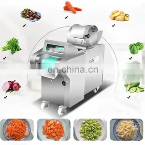 Stainless Steel Fruit Vegetable Cutting Cutter Machine Mushroom Cucumber Lemongrass Slicer Cutter Shredding Machine thumbnail-2