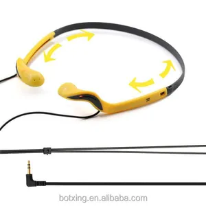 3.5mm Wired in Ear Ultralight Sport Running Headband Headphone for Mobile Phone thumbnail-1