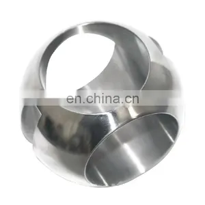 DN40/DN50/DN65 SS304 Stainless Steel Valve Ball for Iron 3 Way Water Ball Valve thumbnail-3