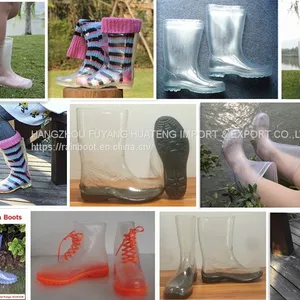 Children Transparent Rain Boot,Kid Transparent Boots,Woman Transparent Rain Boots,Ladies Transparent Boot,Child Transparent Boots thumbnail-2