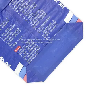 Polypropylene Woven Bag pp or pe Potato 50kg Sack for Onion Potato PP White Bag With Red Line for East Africa thumbnail-4