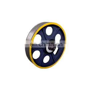 Most Effective Wire Rope Drive Pulley Wheel Elevator Traction Sheave thumbnail-1