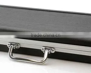 500pc ABS Poker Chip Case - Black Molded Poker Chip Storage Box thumbnail-2