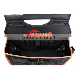 Heavy Duty 1680D Tool Tote Bag Multifunctional Tool Tote Bag Deluxe Black Portable Tool Tote Bag thumbnail-6