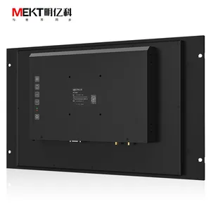 MEKT 6U 1080P Rackmount12.1/15.6 Inch Widescreen Capacitive Touchscreen LCD Monitor Wall Mount Cabinet HD Display Outdoor 1000cd thumbnail-4