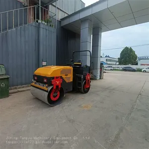 4 Ton Front Steel Wheel Rear Rubber Wheel Roller Manufacturer Ride-on Roller Supply thumbnail-4