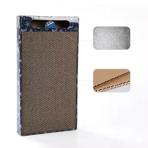 Meow Love Fun Cat Corrugated Cardboard With Ball Toy Cat Scraper Can Be Customized With Patterns That Do Not Drop Scraps Comfortably thumbnail-4