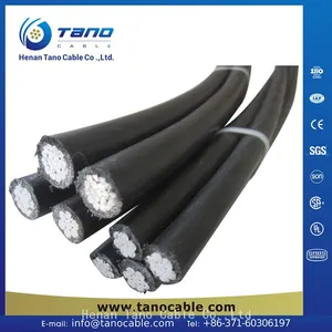 1x4awg Overhead Insulated Cable Duplex Service Drop Whippet thumbnail-1