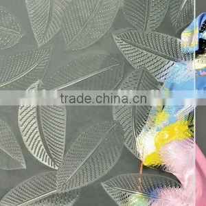 Patterned Glass(hibiscus) thumbnail-1
