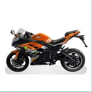 5000W Single Swing Arm Electric Motorbike 140kmph thumbnail-1