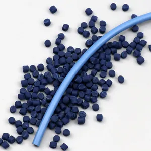 Eco-friendly Soft Pvc Granule Plastic Extrusion Virgin PVC Particle Compound High Elastic Raw Material Pellet for Garden Hose thumbnail-1