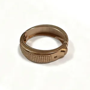 Custom High Quality Gold Steel Case Bracelet Fashion Fitness Style CNC Machining Aluminium Alloy Die Casting Service thumbnail-3