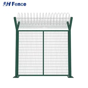 Durable Galvanized and Powder Coated 3D Curved Welded Wire Mesh Fence for Gardens thumbnail-2