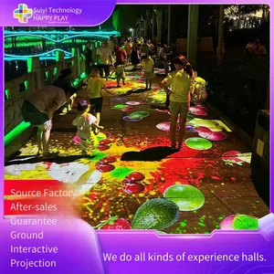 Indoor and Outdoor Ground Interactive Projection, Wall E-banquet Hall, Bar, Scenic Area, Park, Shopping Mall, Exhibition, Hotel 3d Holographic Lighting, Kindergarten, School, Coffee Restaurant Immersive 5d Naked-eye Customized Materials thumbnail-1