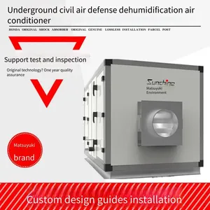 Temperature-controlled Dehumidifier, Industrial Dehumidifier, Large-scale Dehumidification Equipment for Underground Civil Air Defense, Dual Cold Source Heat Pump Unit, Manufacturer thumbnail-1