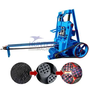 Stamping Machine BBQ Charcoal Making Honeycomb Coal Punch Briquette Making Machine for Charcoal Processing Line EPC thumbnail-1
