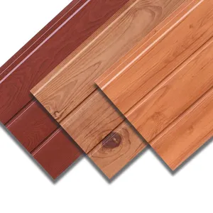 Decorative Board Metal Cladding Decorative Board Polyurethane Siding China Wall Decoration 3D Pu Sandwich Panel thumbnail-1